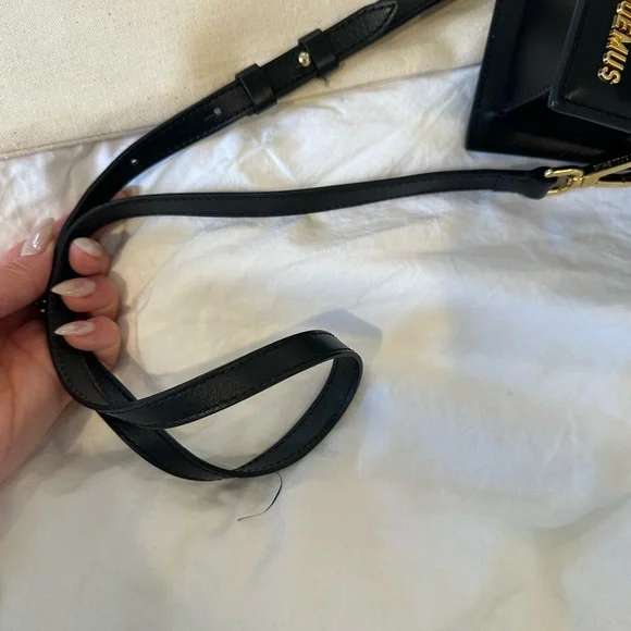 Jacquemus Black Mini Bag with Structured Design and Adjustable Strap - Picture 7 of 9